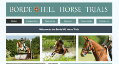 Desktop Screenshot of bordehillhorsetrials.com
